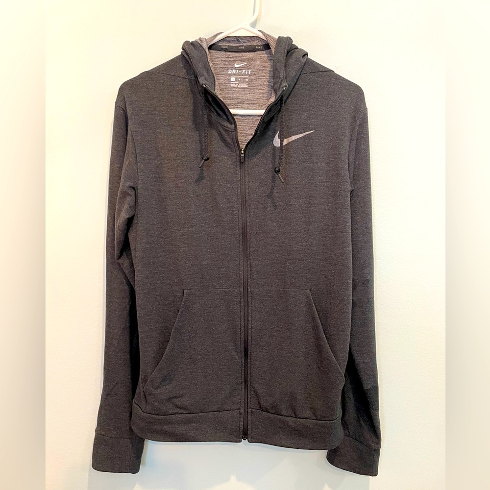 Men’s Nike DRI-FIT Zip-Up Athletic Hoodie, Small